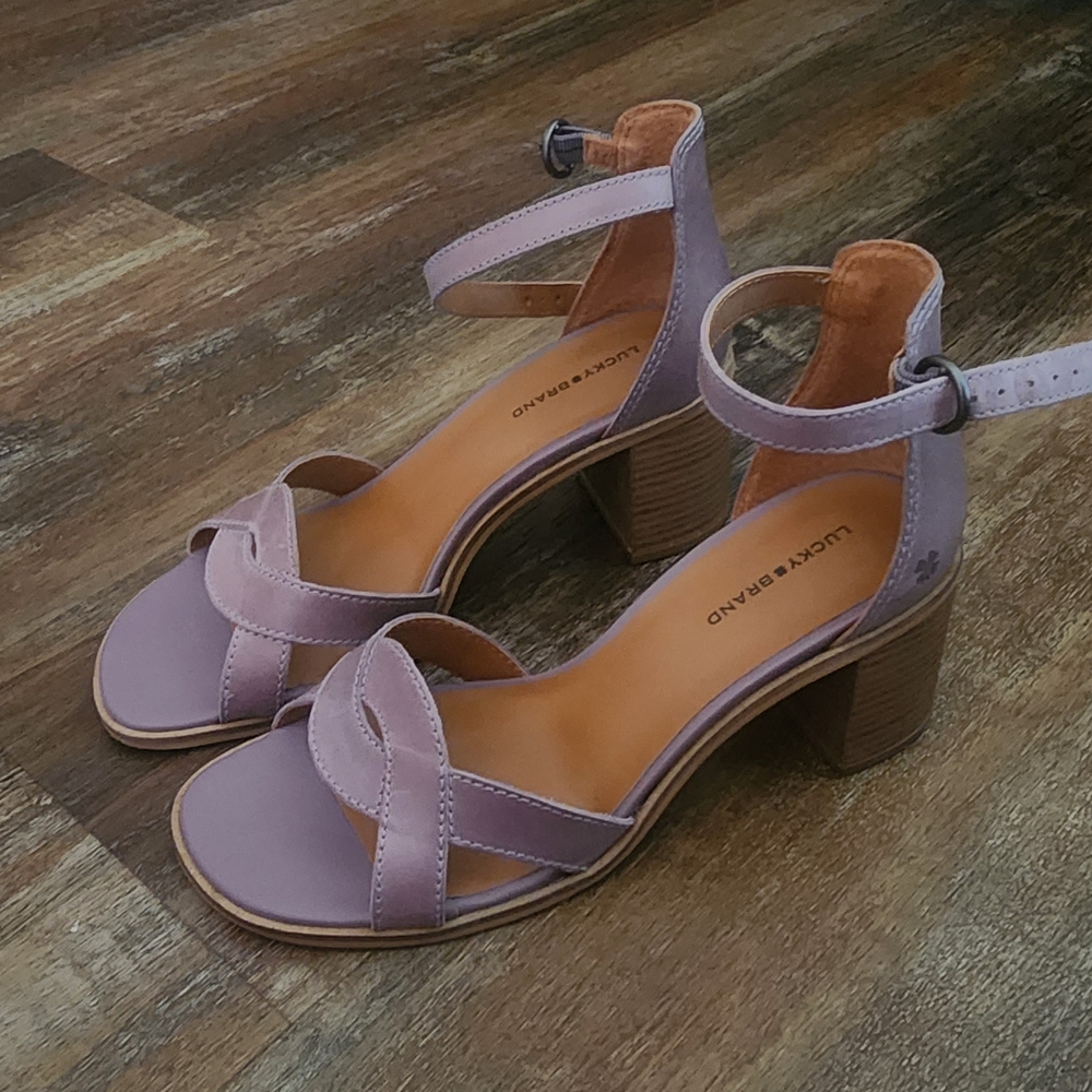 Lucky Brand Women's Lavender Heeled Sandals